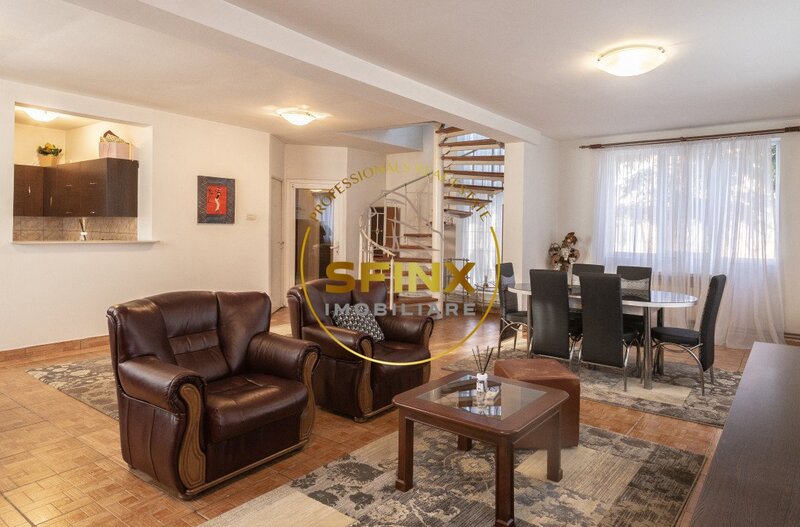 Spitalul Fundeni, inchiriere vila 5 camere moderne, sera, curte comuna, 2 parcari